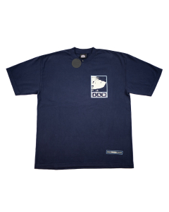 Short Sleeve Swan T-Shirt (Navy Blue)