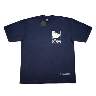 Short Sleeve Swan T-Shirt (Navy Blue)